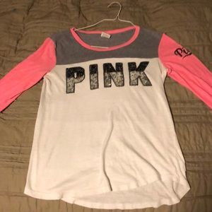 Pink bling shirt